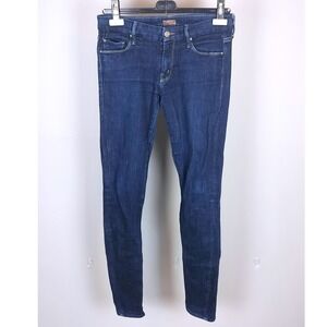 Mother Dark Wash Jeans The Looker Skinny Denim Pants Size 28 Blue
